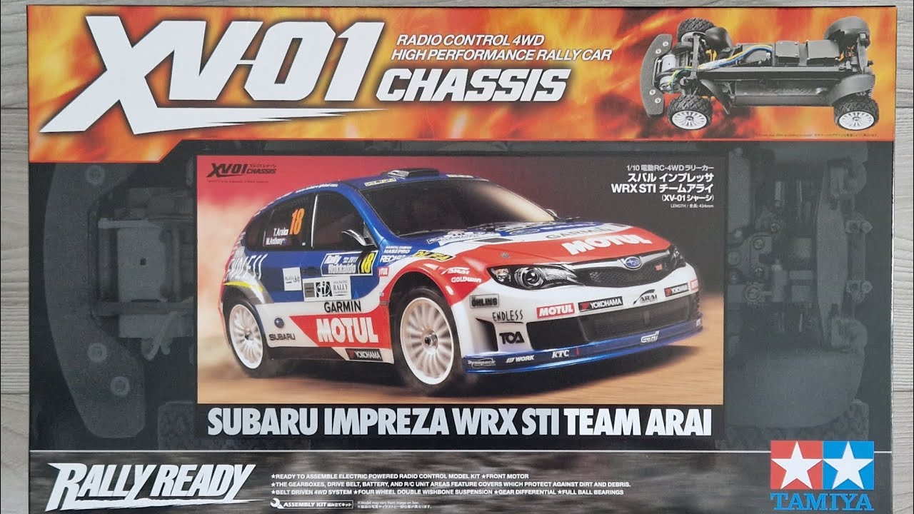 #1 Bulid of Tamiya XV-01, Subaru Impreza WRX STI Team Arai #tamiya #rccar #rcrally 