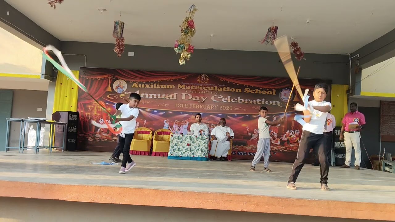 Silambam Performance | School Annual Day 2026