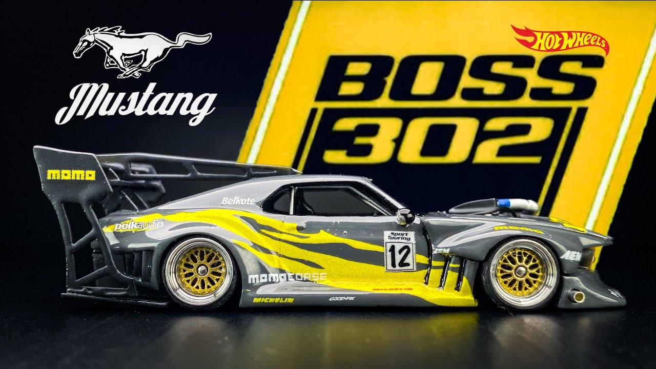 &lsquo;69 Ford Mustang BOSS 302 Time attack Hot Wheels Custom
