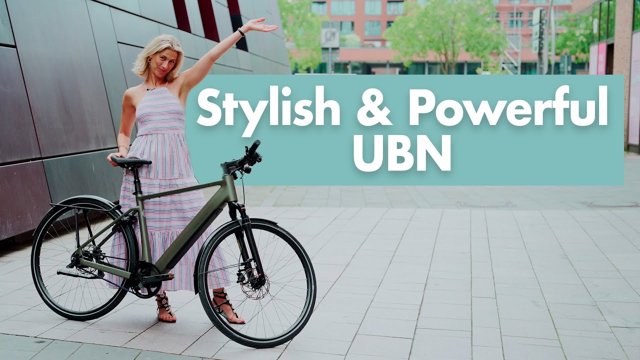 Стильный и мощный электронный велосипед UBN Ризе и Мюллер