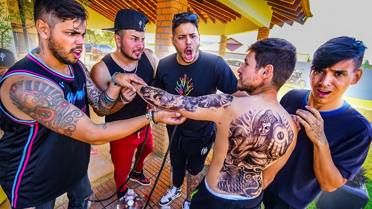 NINGUÉM ACREDITOU QUE EU FIZ TATUAGEM