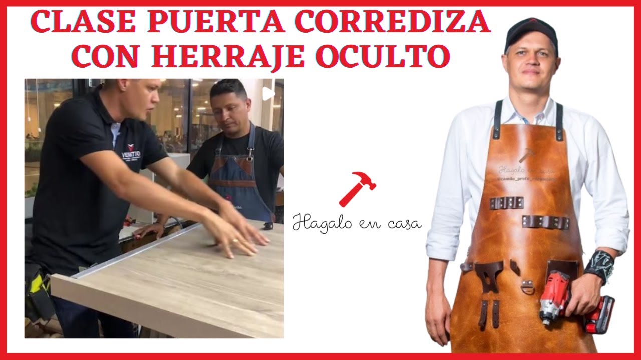 📊📊📊Clase puerta corrediza con herraje oculto 📊📊📊