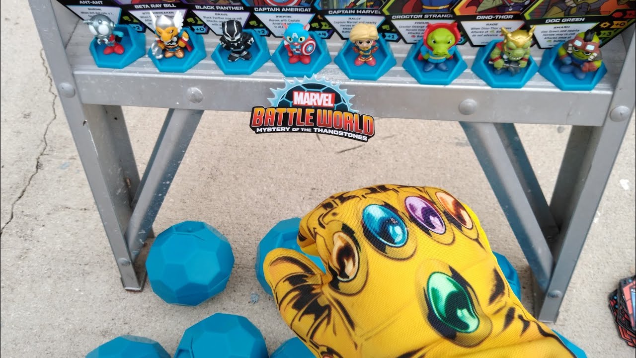 Complete Figure Set with Codes! Marvel Battleworld Mystery of the Thanostones - Episode 7