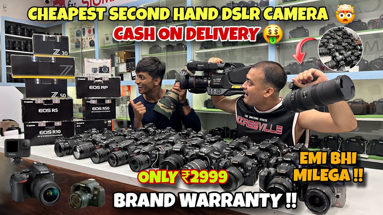 Cheapest DSLR Camera 🤯| सिर्फ ₹1500 में DSLR  | Second Hand Camera Mumbai |Canon 200d , M50 , R5