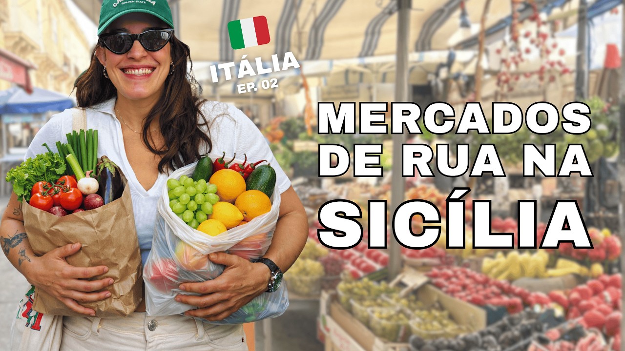 MERCADOS DE RUA NA ITÁLIA 🇮🇹 CARO OU BARATO?