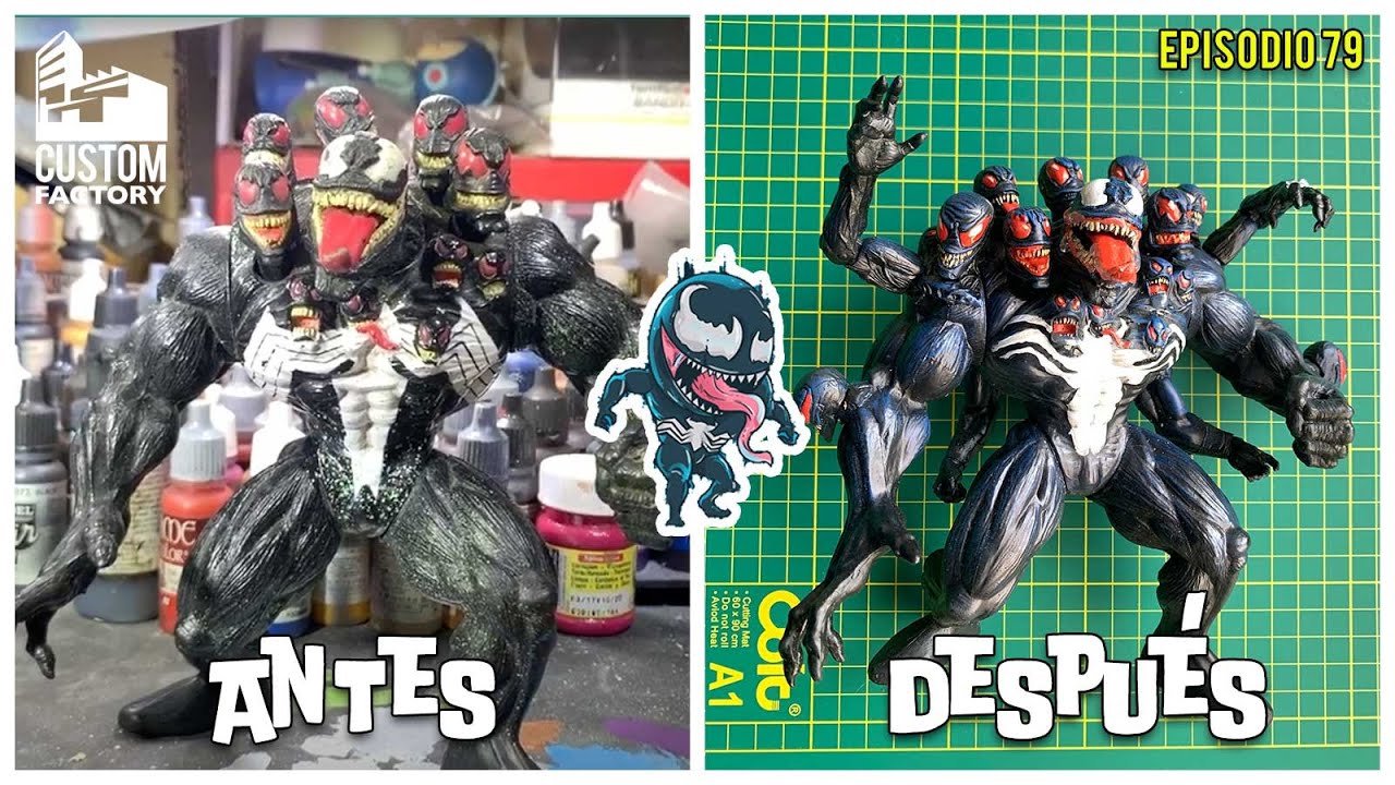 The Custom Factory - EP79 El loco Venom (tutorial pintar juguetes marvel)