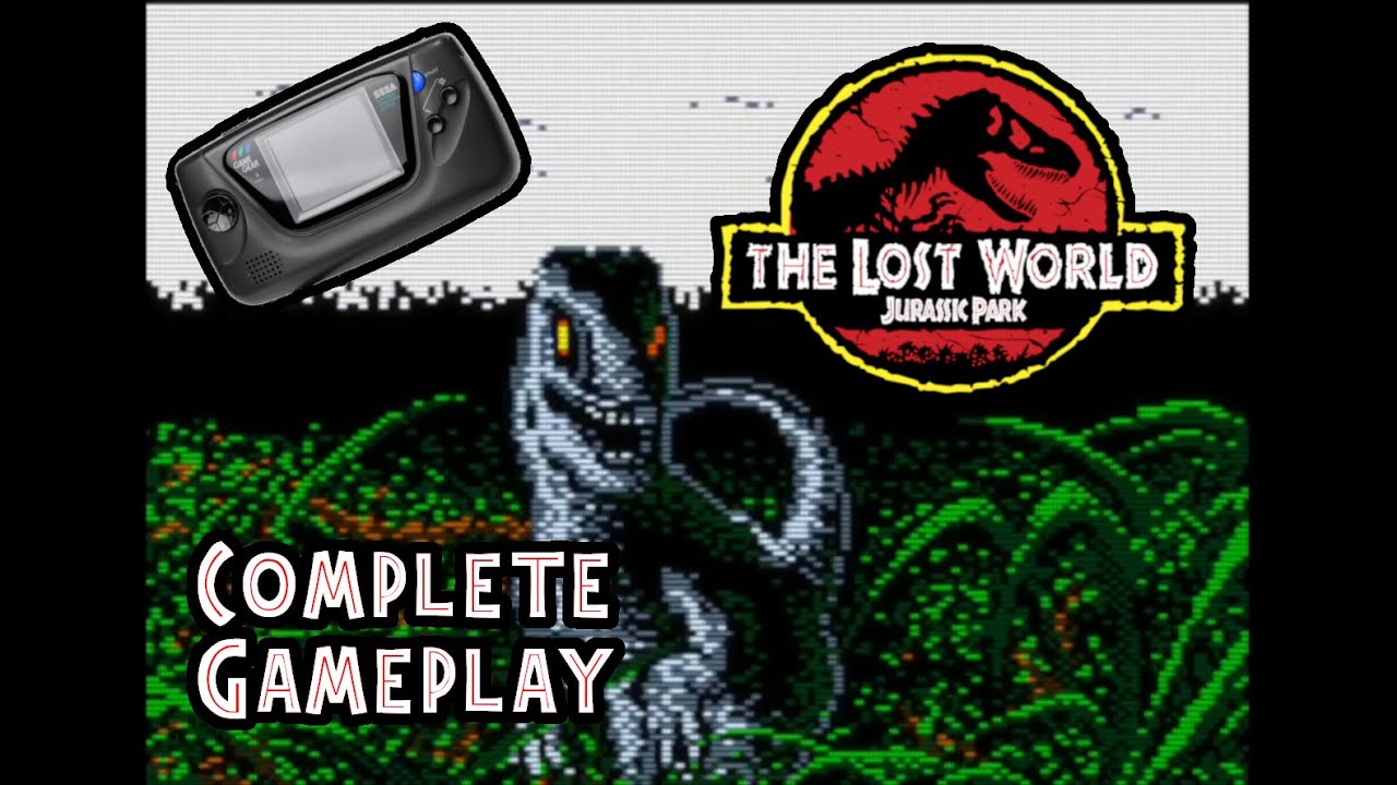 The Lost World Jurassic Park - SEGA Game Gear - Complete Gameplay