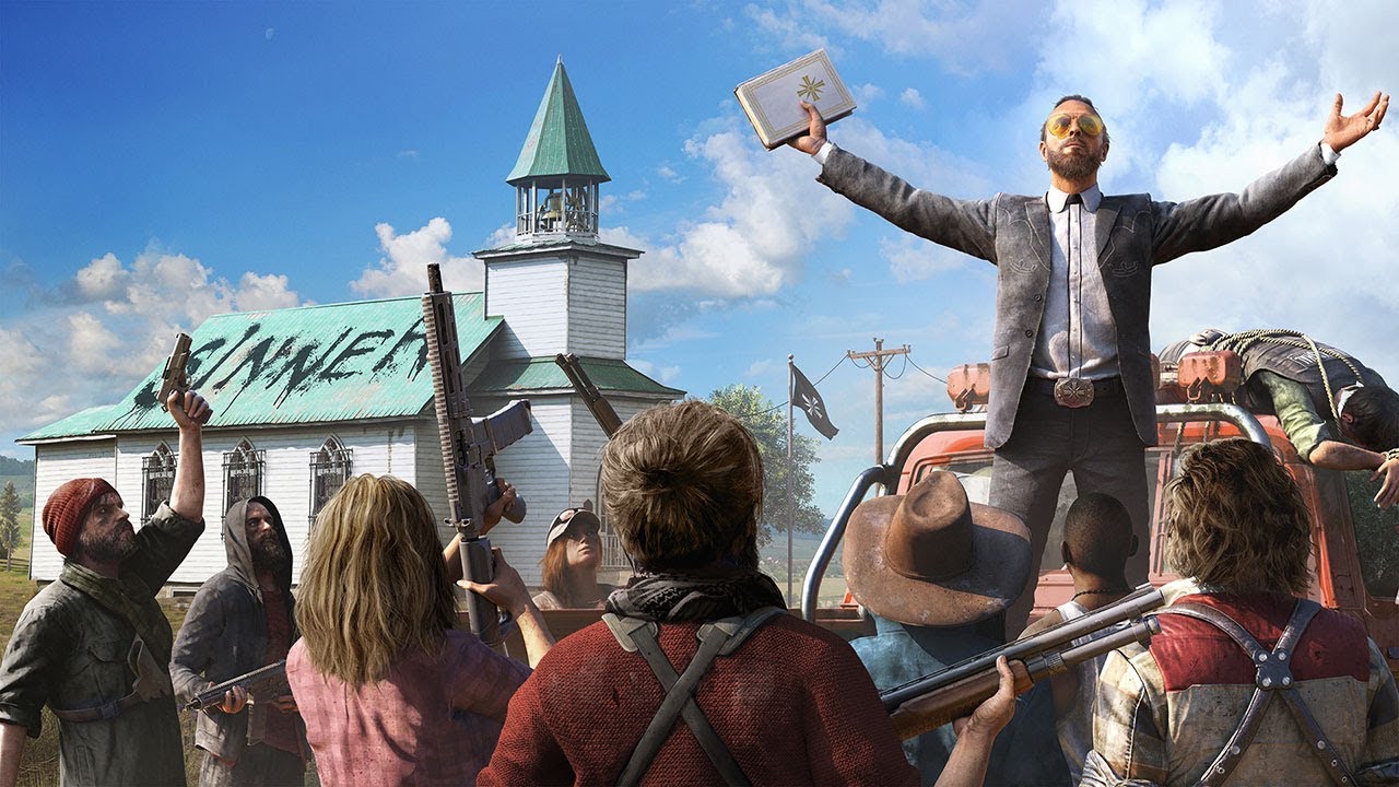 FarCry 5  Benchmark Amd R9 FuryX+Amd Ryzen 5 1600 Max Settings+TAA+1080p+1440p+2160p