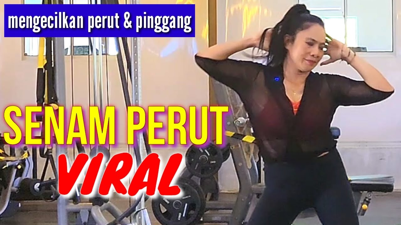 SENAM PERUT VIRAL BIKIN PERUT RATA n PINGGANG KECIL #tinydance #senamperut #bakarlemakperut