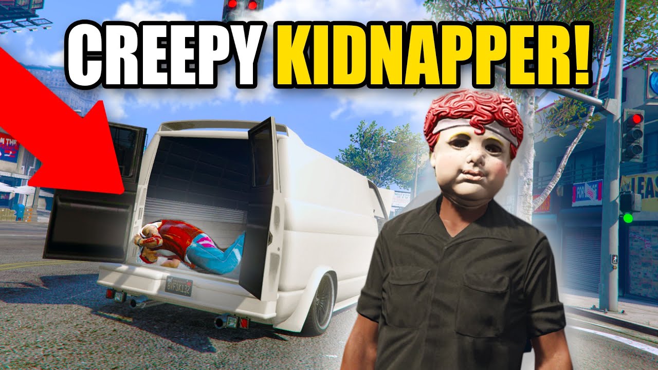 CREEPY GUY KIDNAPPING PEOPLE IN GTA ONLINE! | GTA 5 THUG LIFE #354