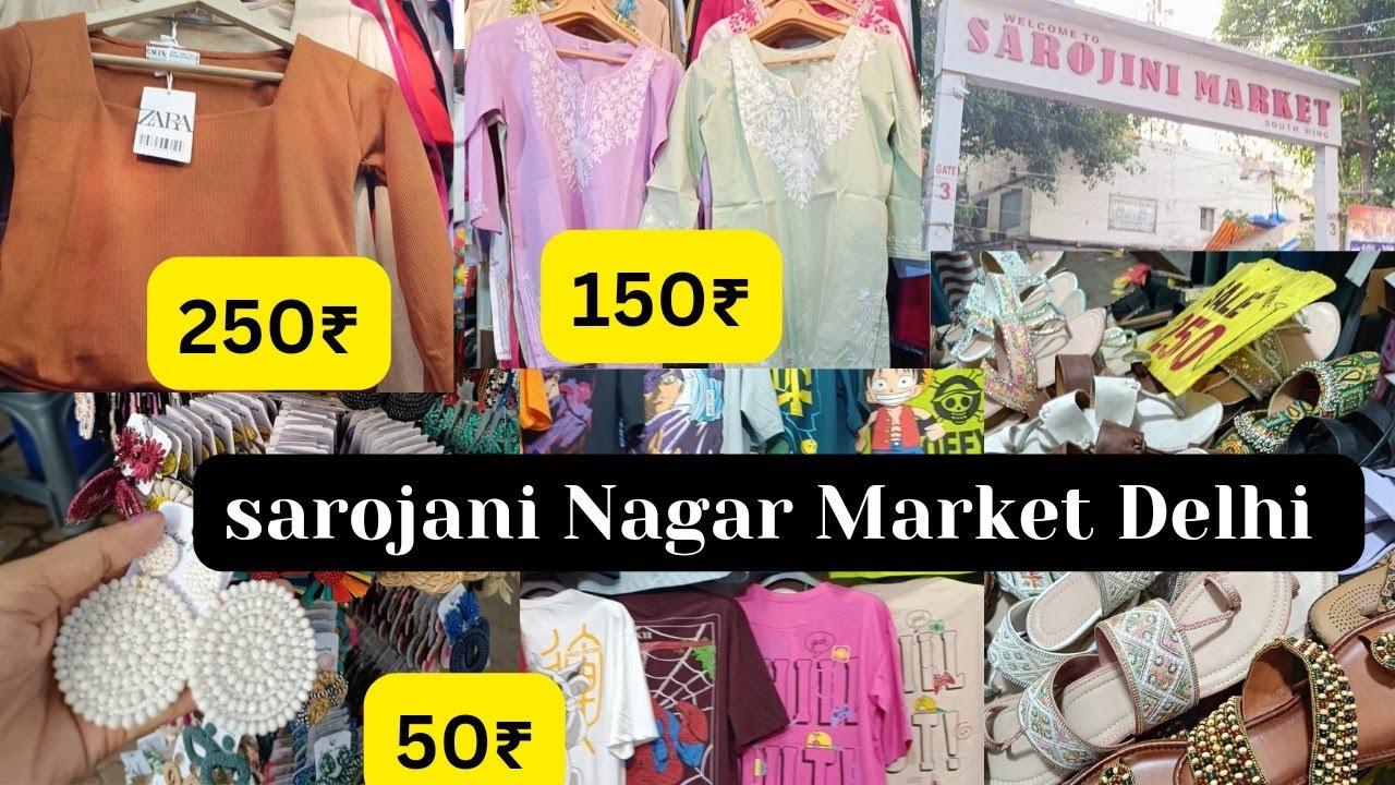 Exploring Sarojini Nagar Market Delhi Latest July collection 😍Best budget shopping in Delhi Market