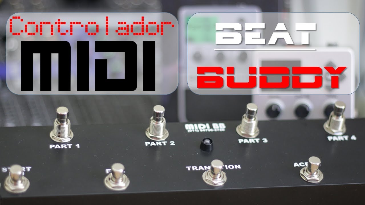 Controlador Midi BB  BeatBuddy Brasil