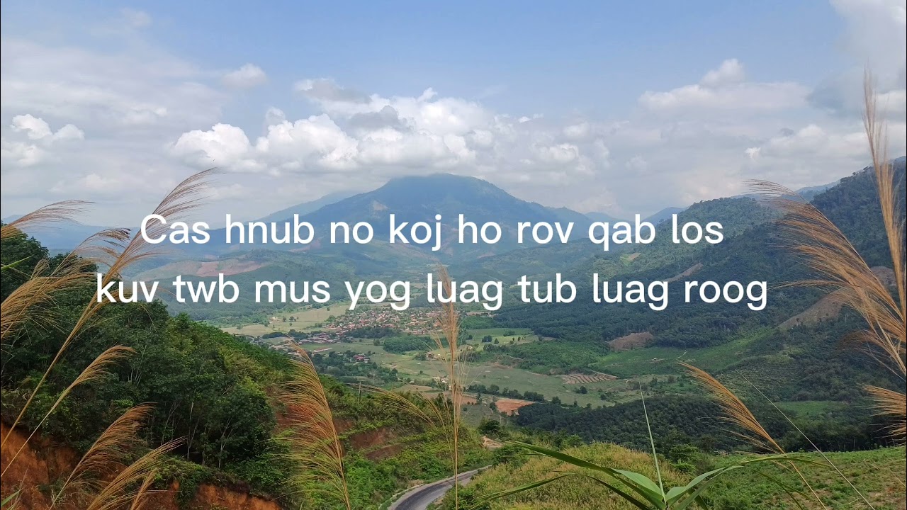Karaoke-Txij koj ua nyab tas 
