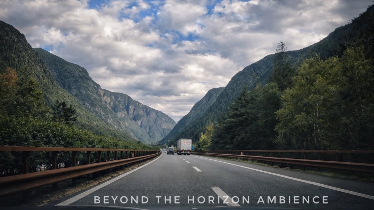 Alpine Driving Ambience – Calm Brenner Autobahn Drive through the Alps | 4K