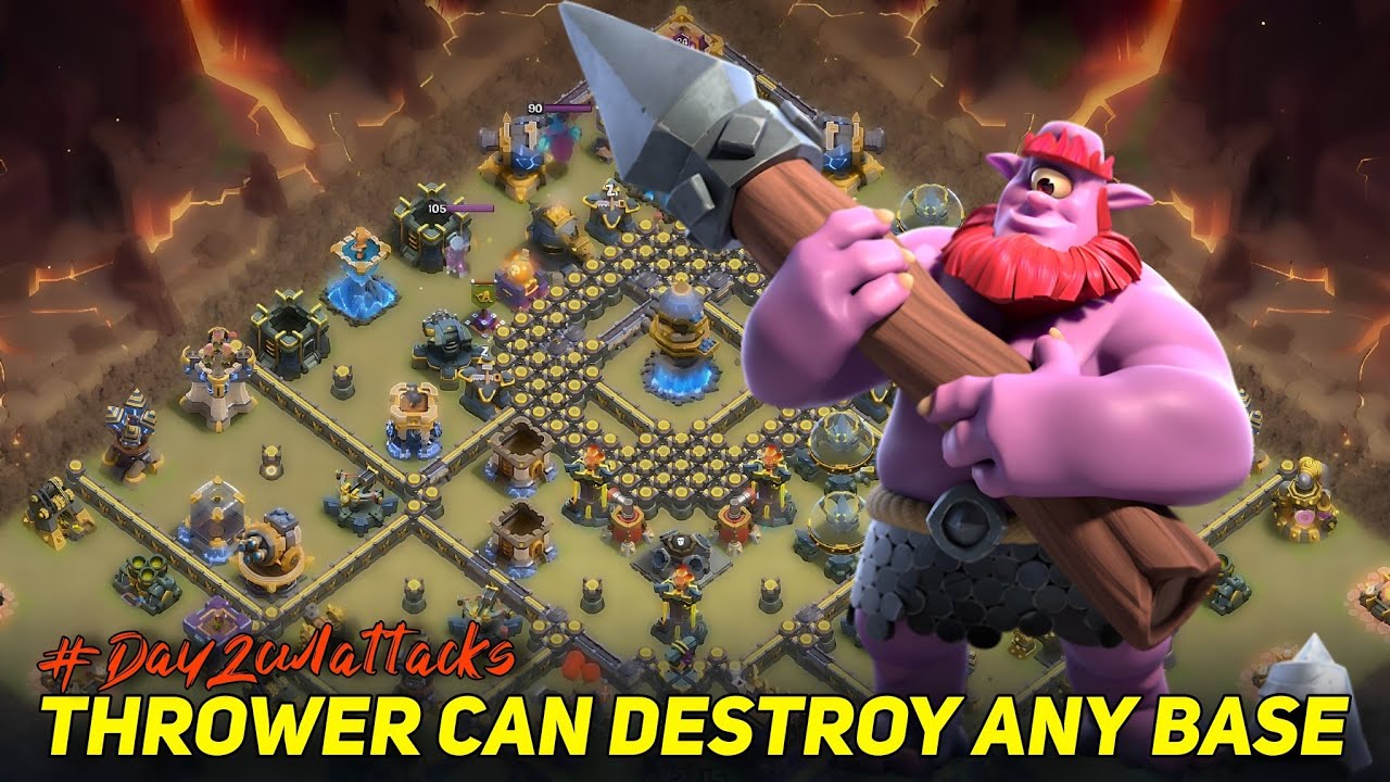 CWL Day 2 Attacks 🔥 Thrower Spam is TOO OP! Easy 3 Stars on Every Base | Clash of Clans