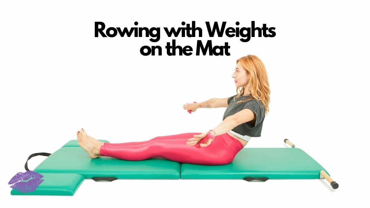 Rowing with Weights on the Mat | Online Pilates Classes