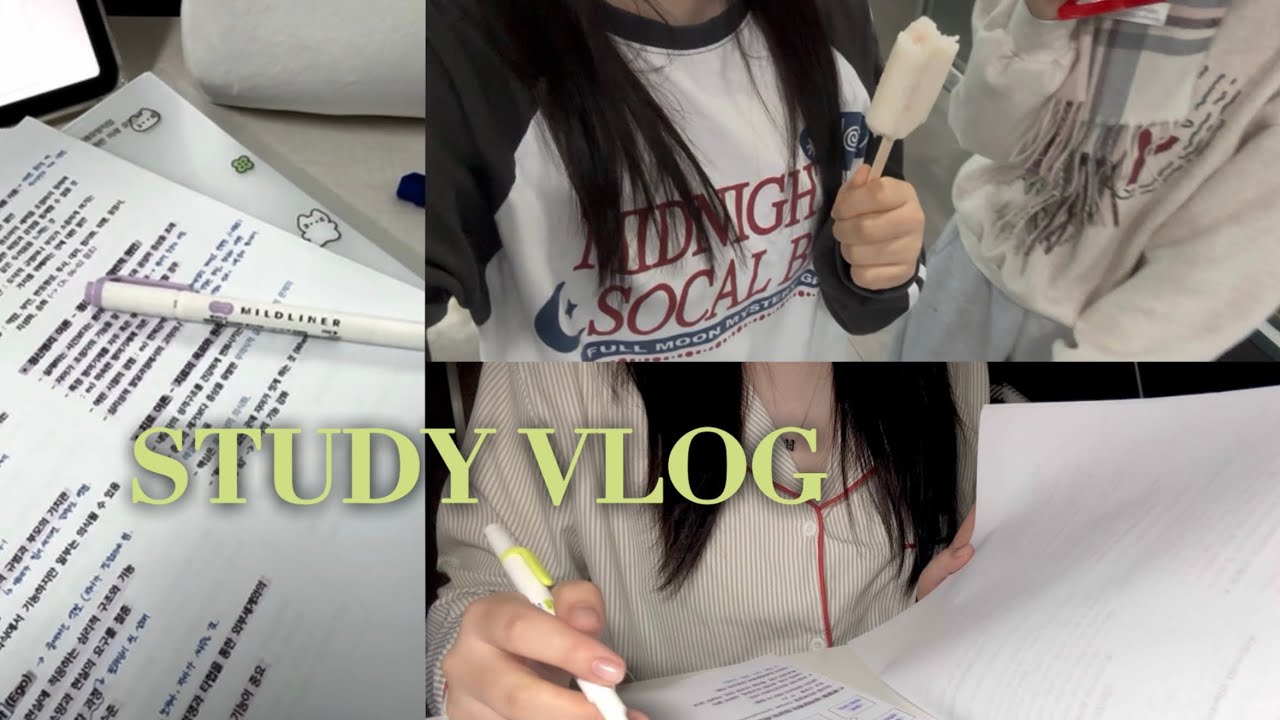 [VLOG] 또 시험기간이라고..? | 과제 폭탄💣 | 간호학과 | 니아르 언더시티 포션 | 기말고사 | 시험기간 브이로그