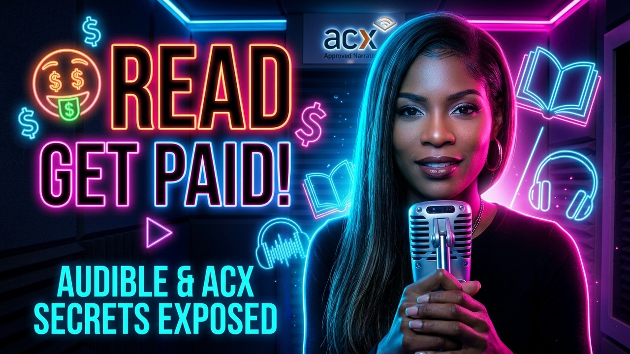 🤑 I Got Paid To Read Audiobooks (Here's What I Learned) | Narrator Tells All ACX & Audible Secrets