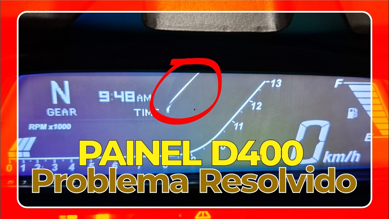 Dominar 400 - TROCA do PAINEL - GARANTIA RESOLVIDA