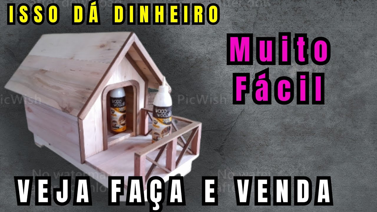 Como Fazer uma Casinha Cachorro com Paletes, Marcenaria para Iniciantes 