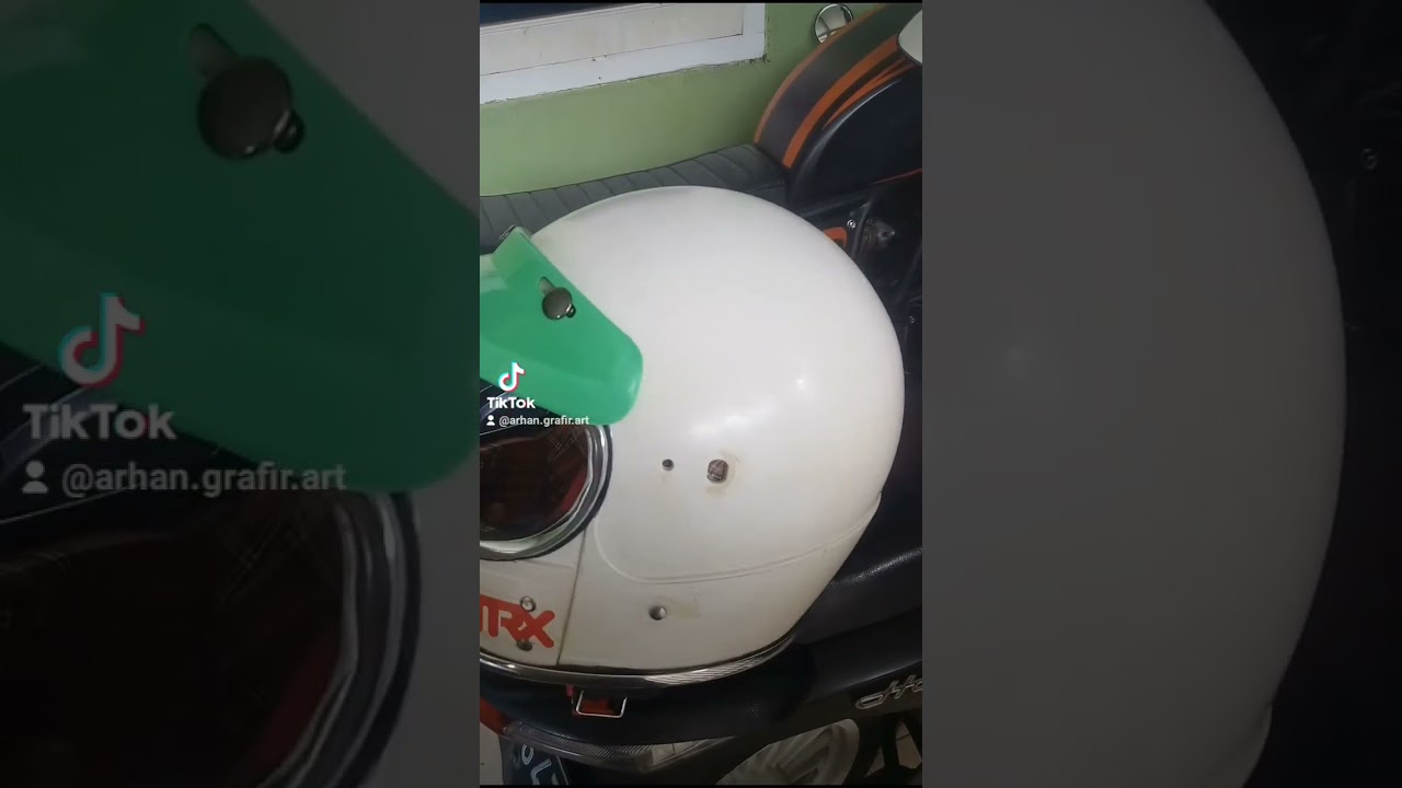 modifikasi helm trx ala gringgo moncong pesek #helmretro #restorasi#jadul