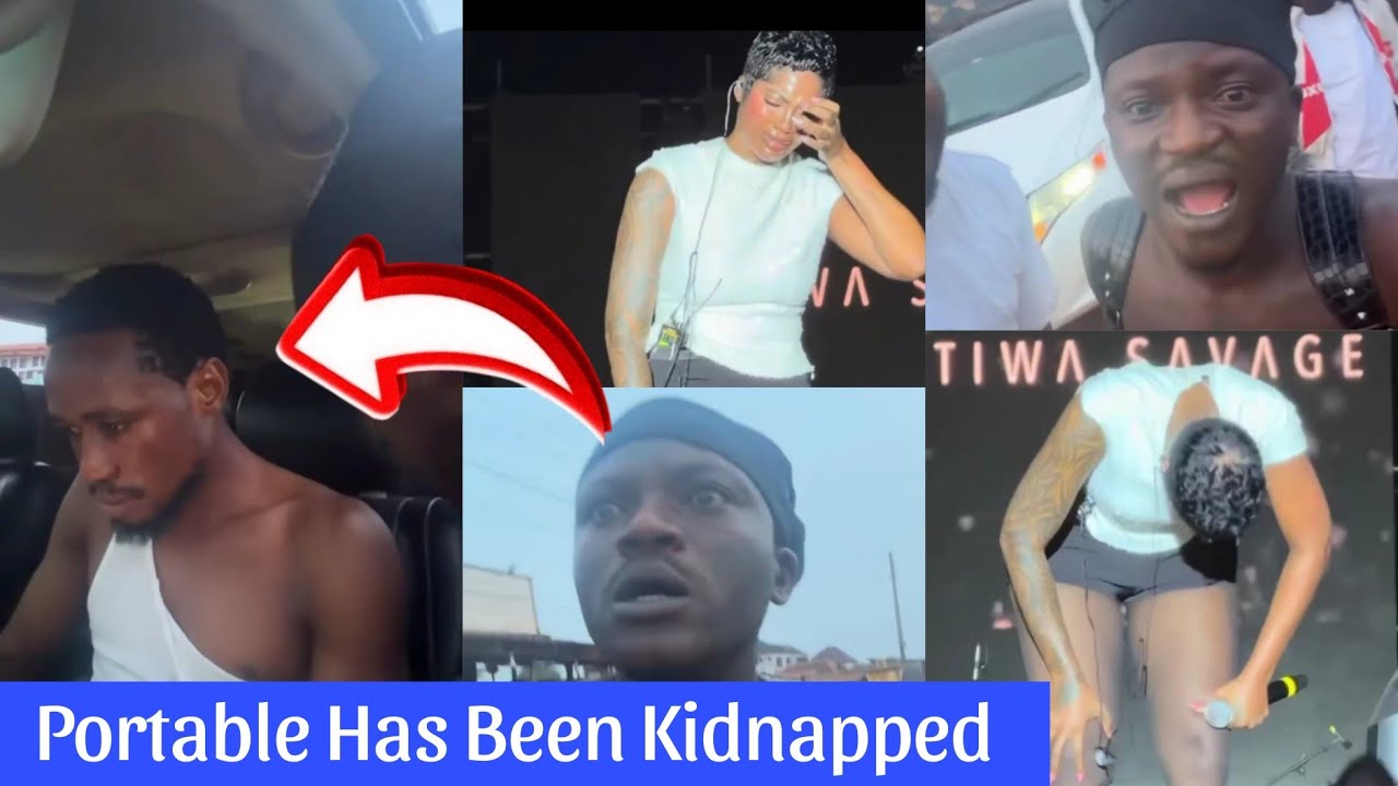 TIWA SAVAGE CRY ON STAGE BECAUSE OF THIS AS PORTABLE WAS KIDNAPPED IN EDO AFTER HIS PERFORMANCE 