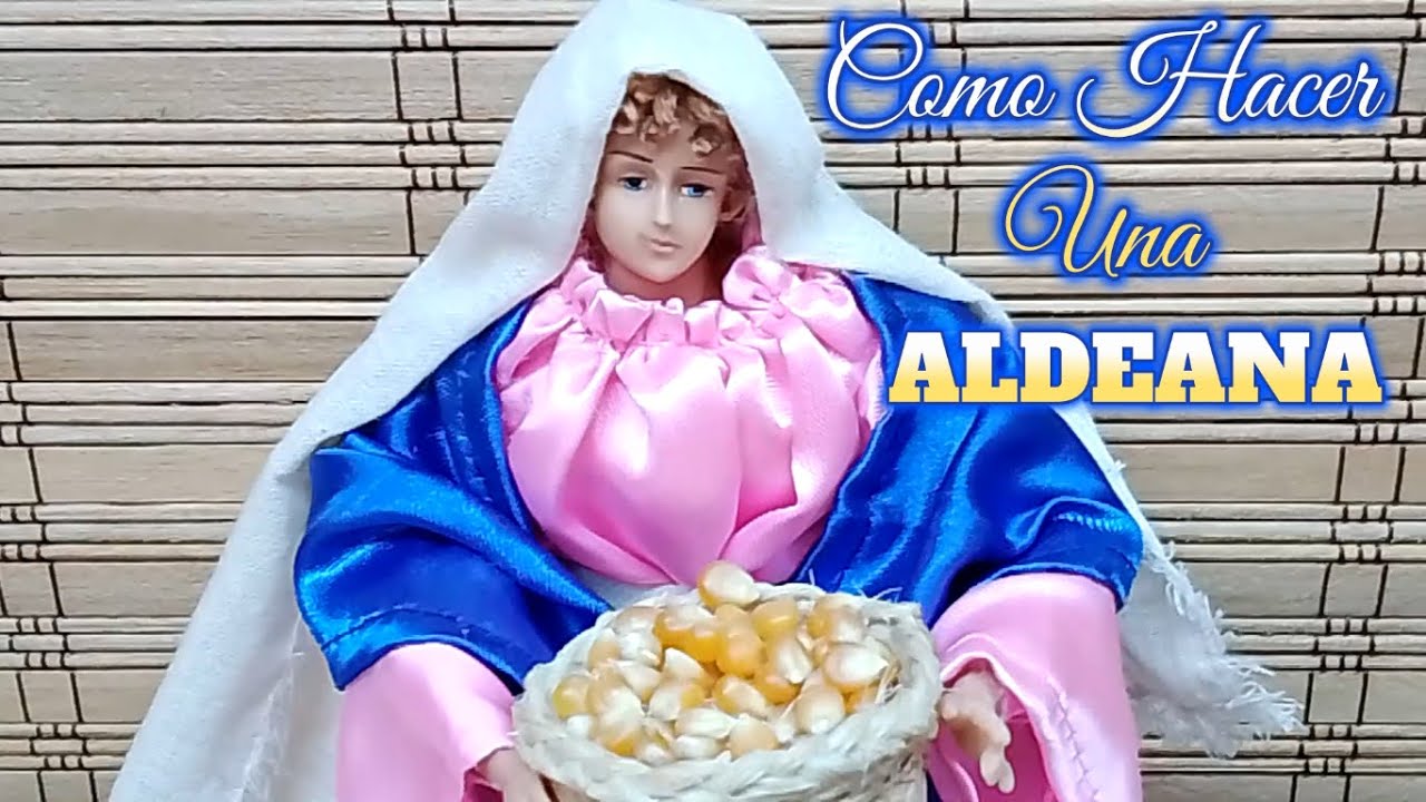 ♥️Como Hacer Una ALDEANA Para PESEBRES/BELENES