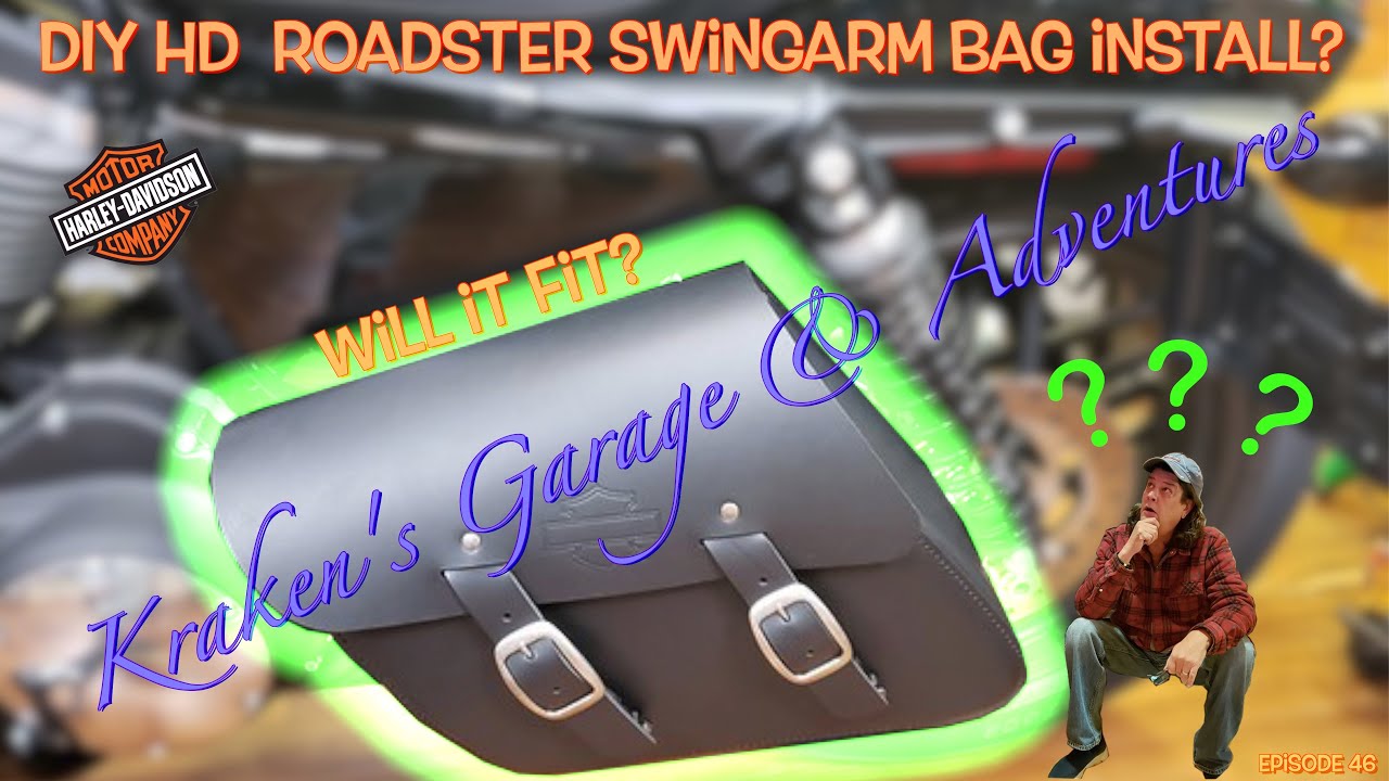 DIY Harley Roadster Swingarm Bag Install Part #90201326A