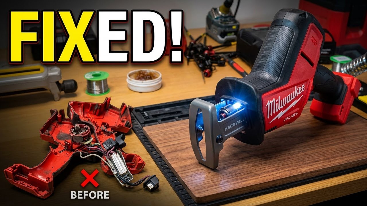 Milwaukee Hackzall Repair #milwaukeetools #milwaukee