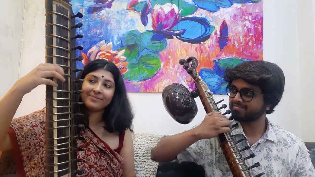 Aaj Jyotsna Raate|Rabindra sangit |Esraj instrumental|ft.Tathagata Mishra and Aparajita Chakraborty