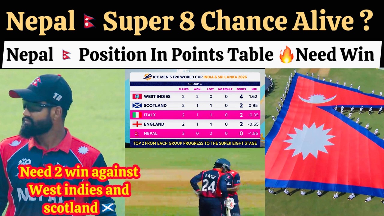 Nepal Chance Is Still Alive In World Cup ? , Nepal Need Win In Their Both Matches