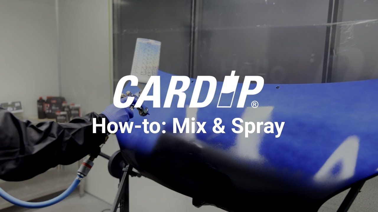 How-to Mix & Spray CARDIP Peelable Paint (PPS) Sprühfolie (Tutorial / Anleitung)