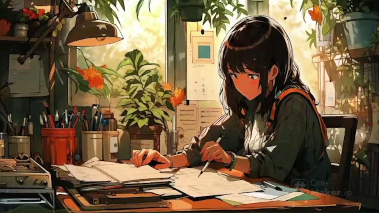 Lofi Café Moments ☕🌙 | Calm Anime Beats for Study Sessions