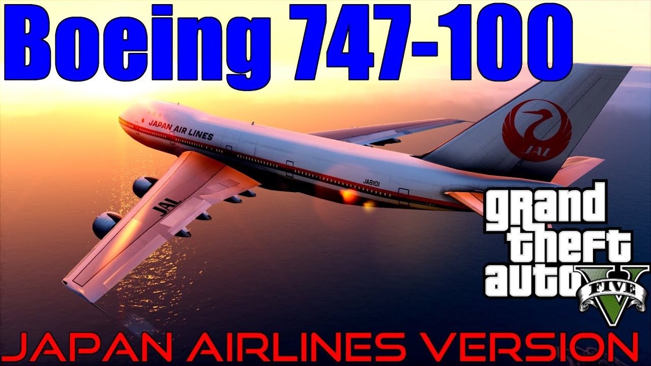 【GTAV】Boeing 747-100 JAL仕様機【実機MOD】