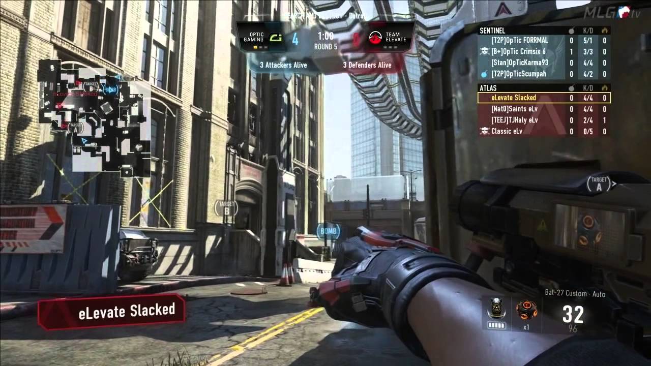 Optic Gaming vs Team Elevate - Game 2 (MLG Pro League - August 17th 2015)