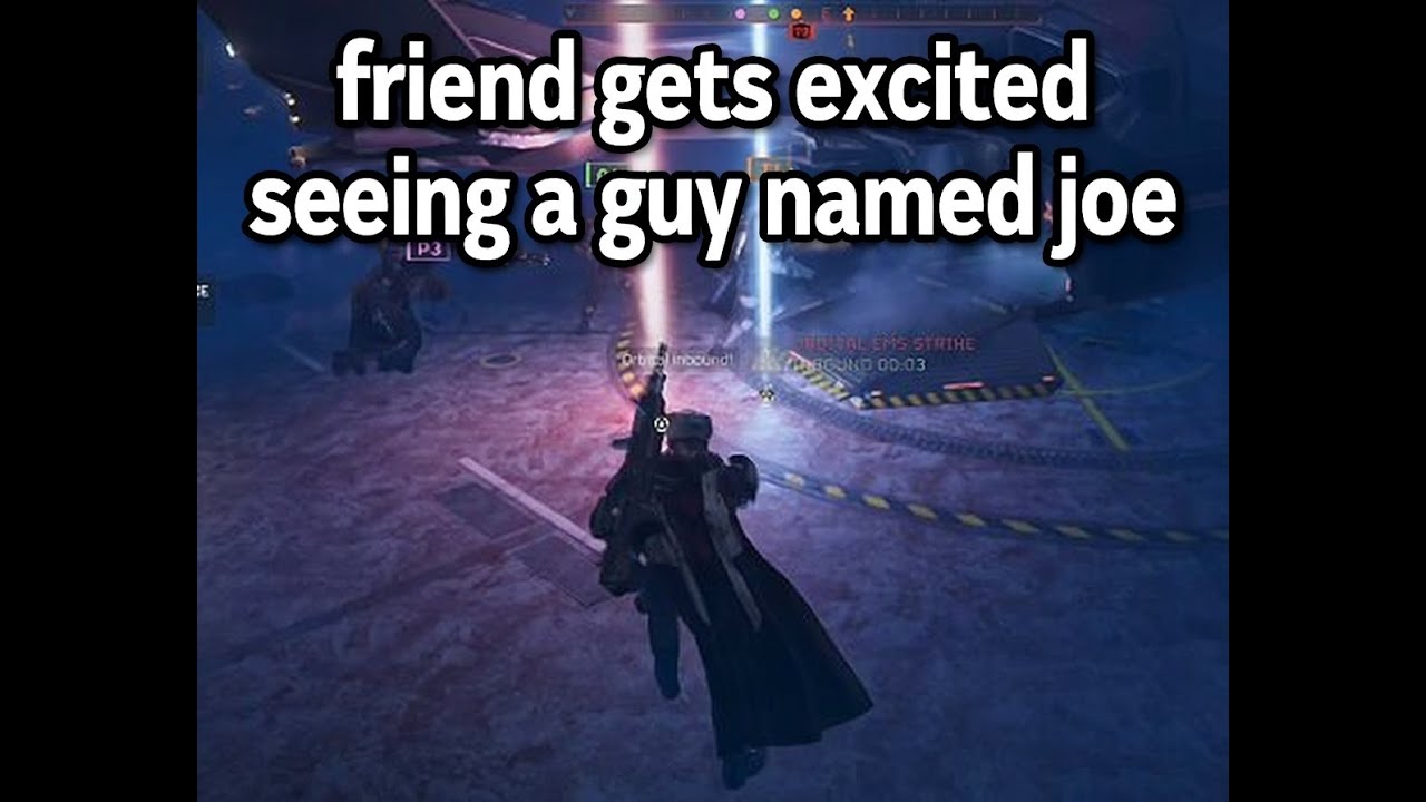 Friend Gets HYPED Seeing a Dude Named Joe in Helldivers
