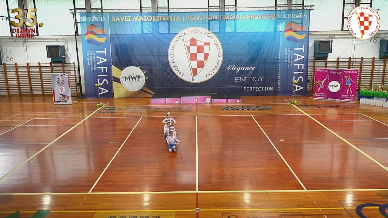 2020. SMPTH 35. DRŽAVNI TURNIR: MINI FORMACIJA ŠTAP DJECA, ČAZMANSKE MAŽORETKINJE