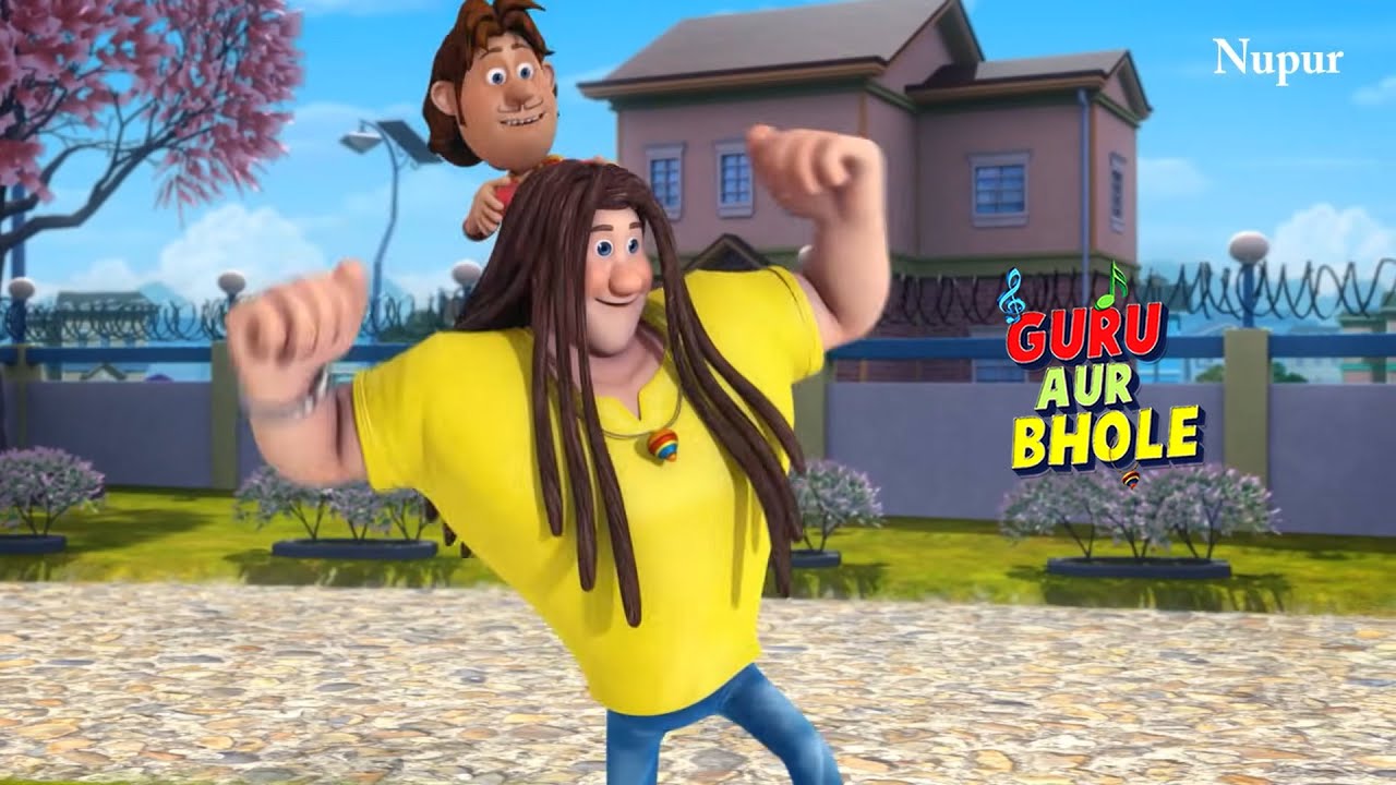 गुरु ने भोले के सिर में लगाया बाल जिन्दा करने वाला तेल | Guru Aur Bhole | Kids Cartoon In Hindi