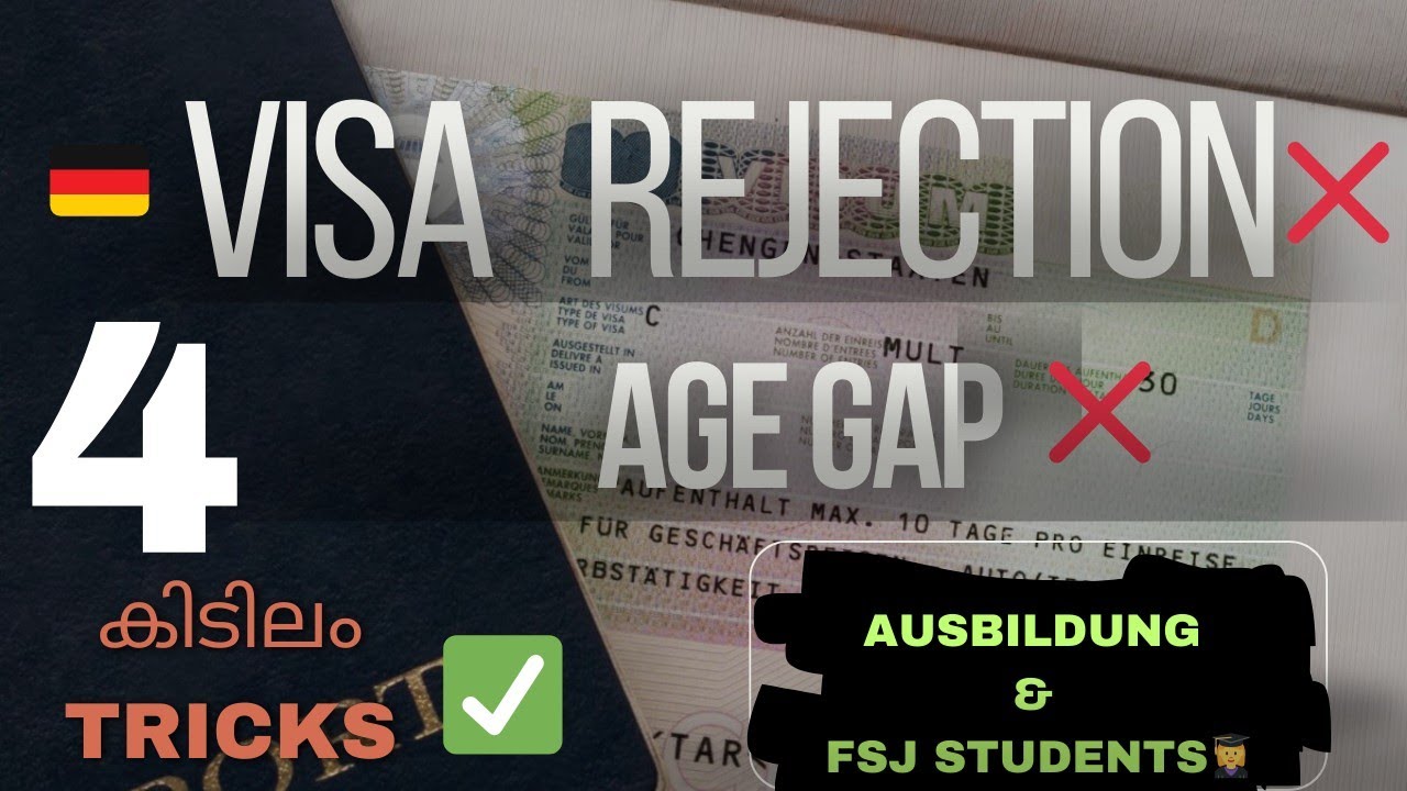 Age gap, Age limit  Visa Rejection❌🥺🇩🇪Ausbildung Fsj students visa rejection problem Solving ✅