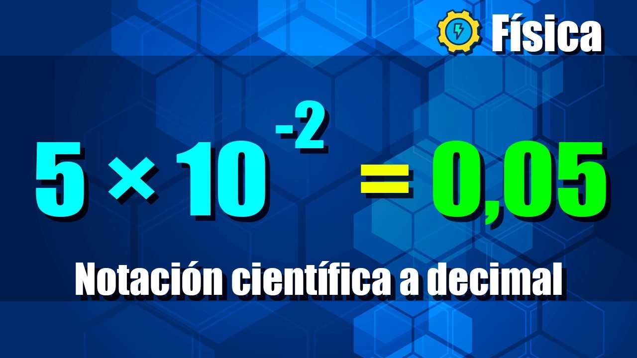 Pasar de Notación Científica a Notación Decimal - Ejercicios Resueltos