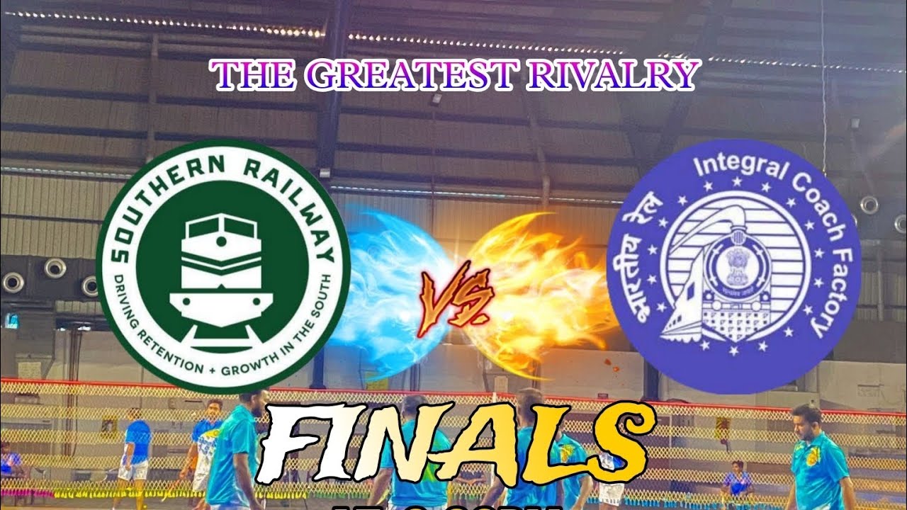 Southern railway vs ICF (finals)59th All India Inter Railway Ballbadminton championship 🏆