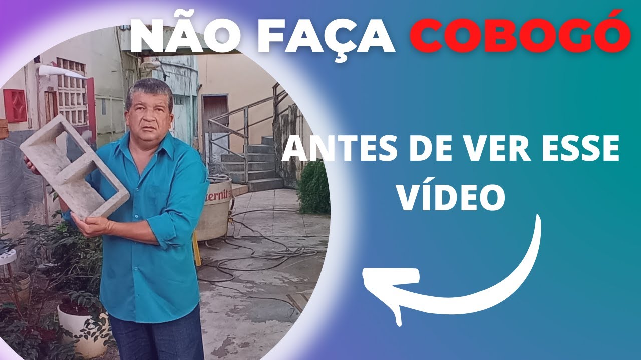 COBOGÓ DE CIMENTO PARA PROTEÇÃO DE CHUVA! / DESENFORMA NA HORA!