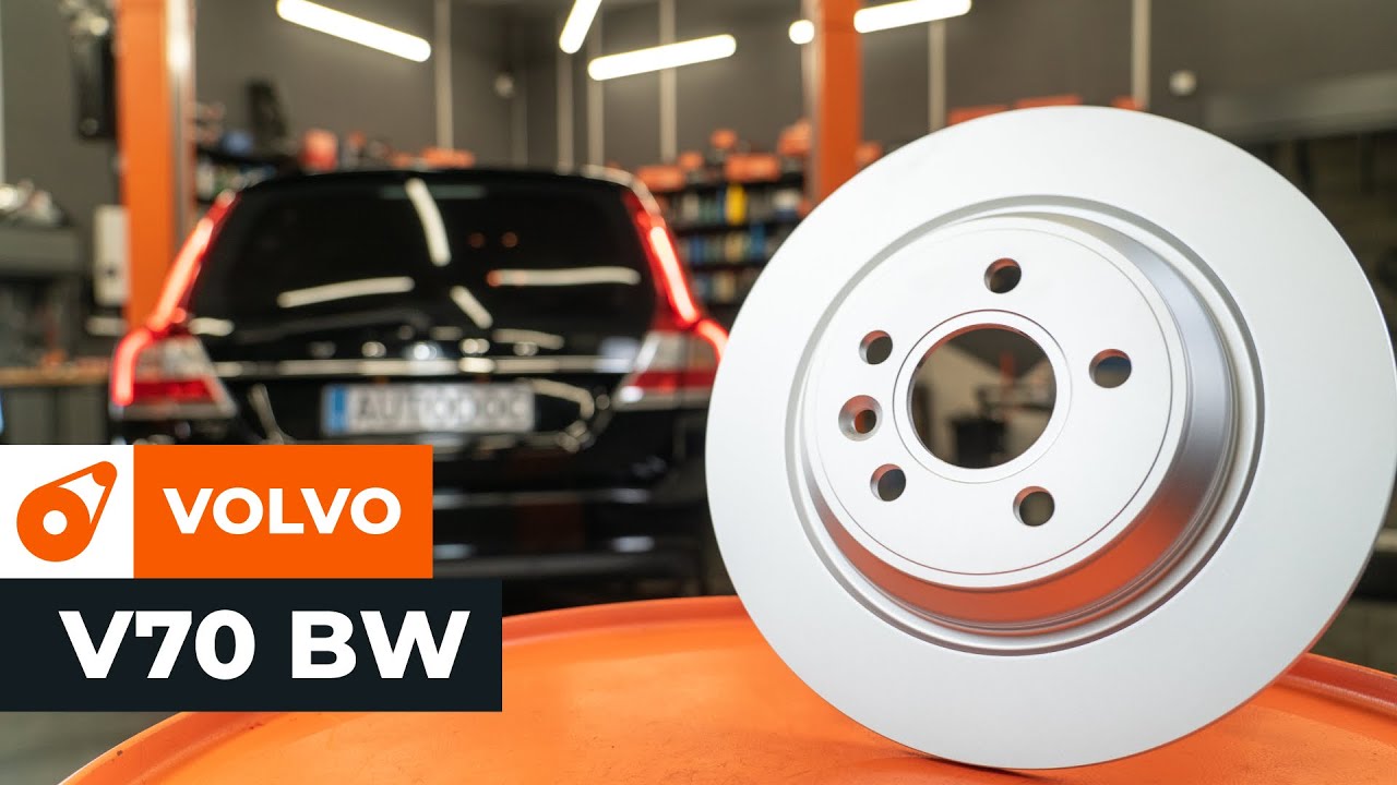 Så byter du bromsskivor och bromsbelägg bak på VOLVO V70 BW [AUTODOC-LEKTION]