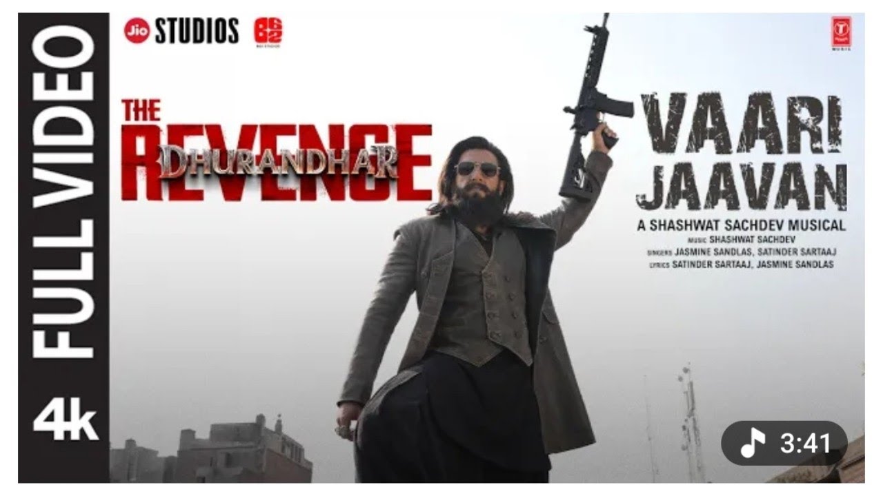 VAARI JAAVAN (Full Video)| Dhurandhar The Revenge| Ranveer Singh| Shashwat Sachdev,Jyoti N,Jasmine S