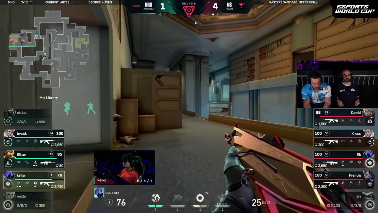 NRG x NS / G2 x PRX - WATCHPARTY COM @TcK10 / MASTERS SANTIAGO
