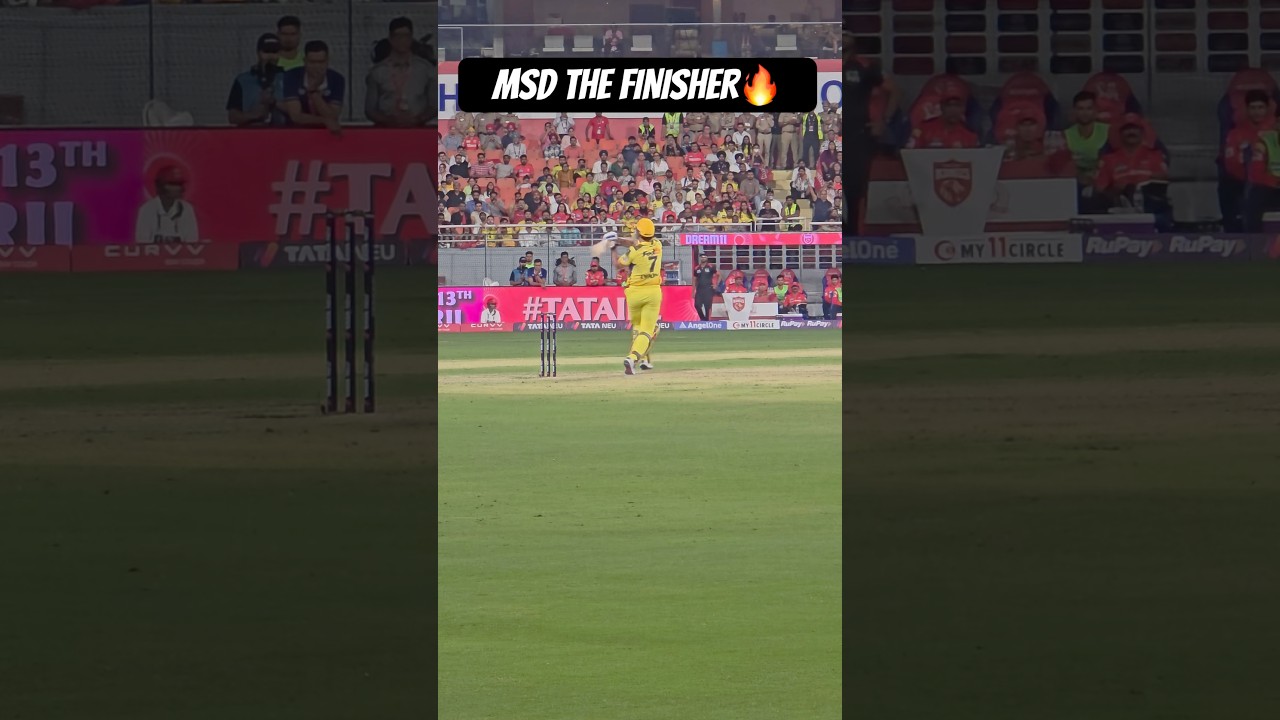 MS DHONI🔥THE FINISHER🤯#msdhoni #csk #lsg #msd