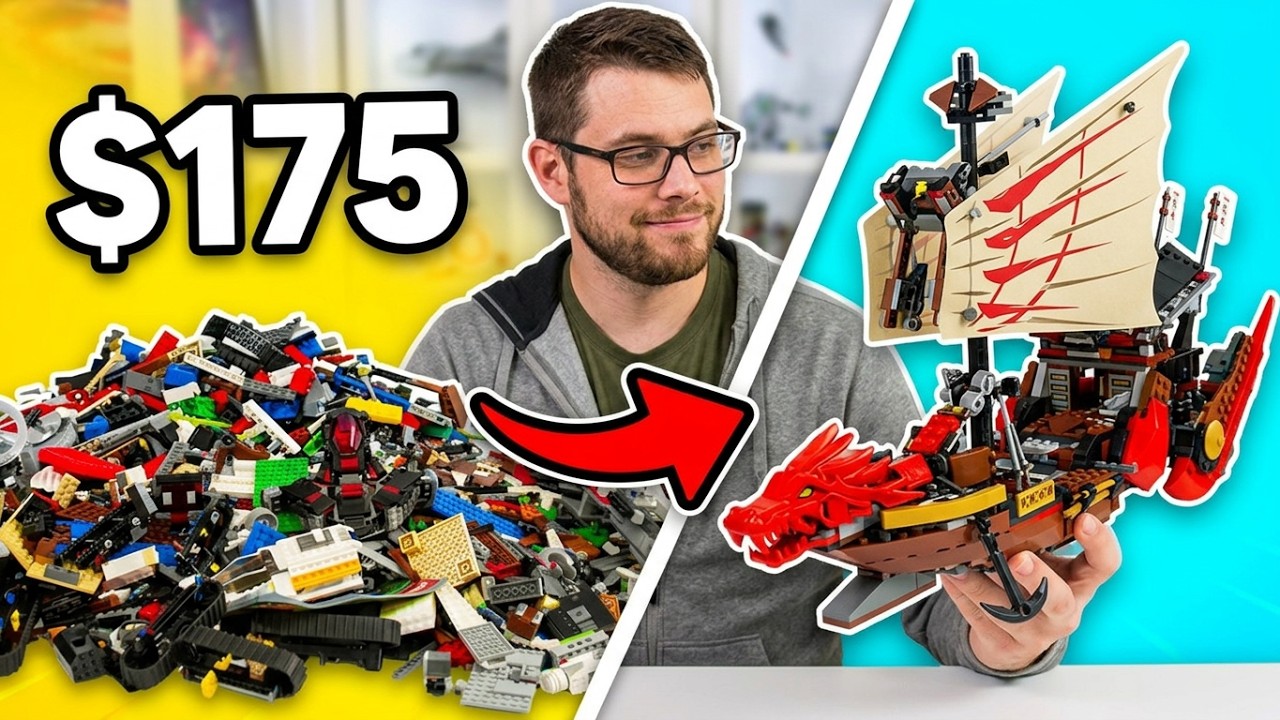 I Restored 75 lbs of Abandoned LEGO Sets