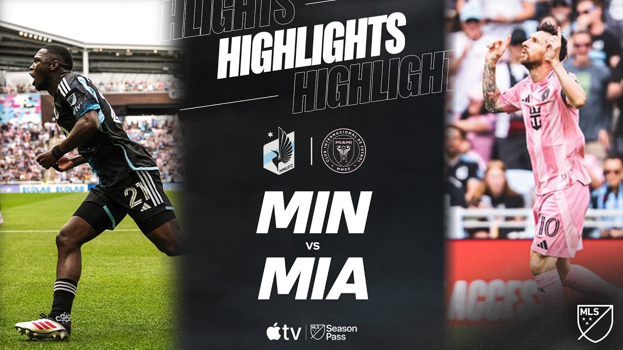 Minnesota United vs. Inter Miami CF | Full Match Highlights | 5-Goal Thriller!