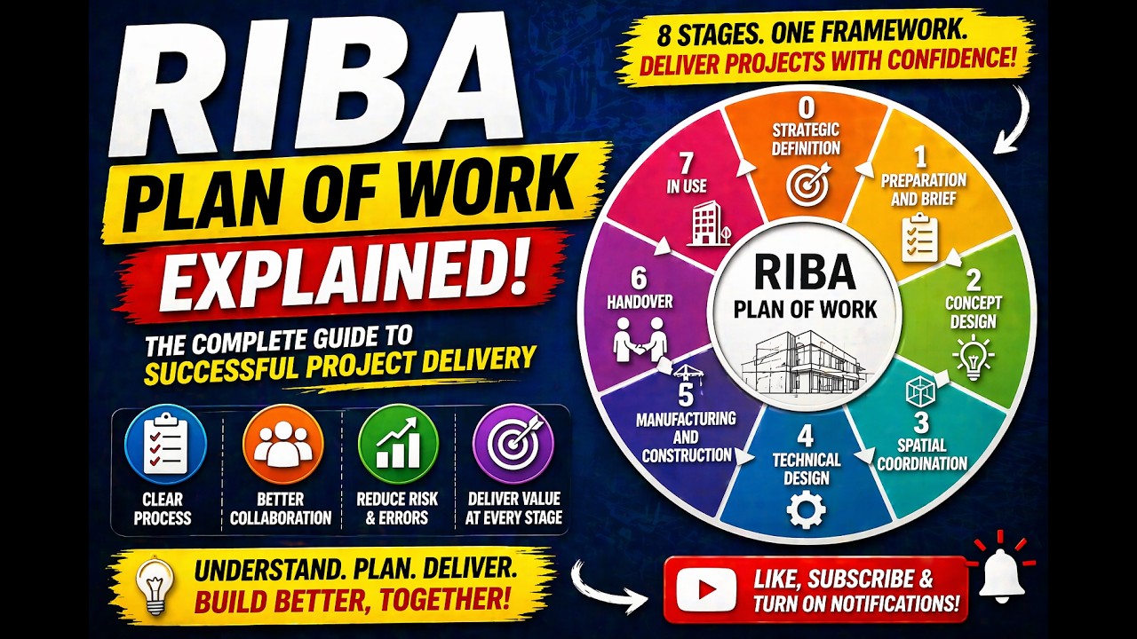 RIBA Plan of Work Explained #projectmanagement #constructionplanning