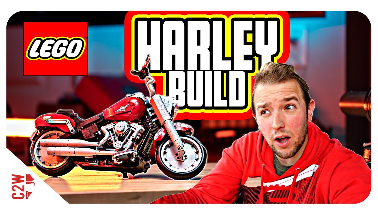 Let's BUILD A HARLEY!! | LEGO Harley-Davidson Fat Boy Build